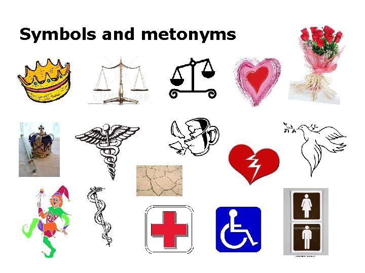Symbols and metonyms 