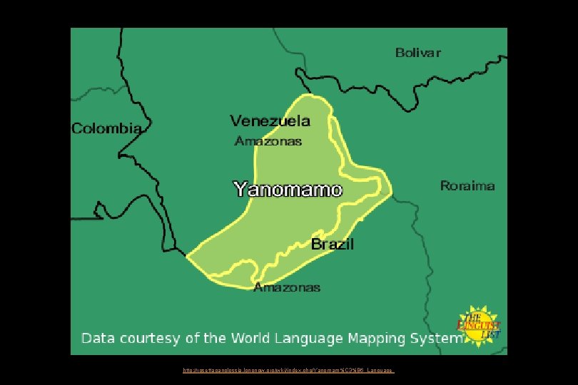 http: //rosettapanglossia. longnow. org/wiki/index. php/Yanomam%C 3%B 6_Language 