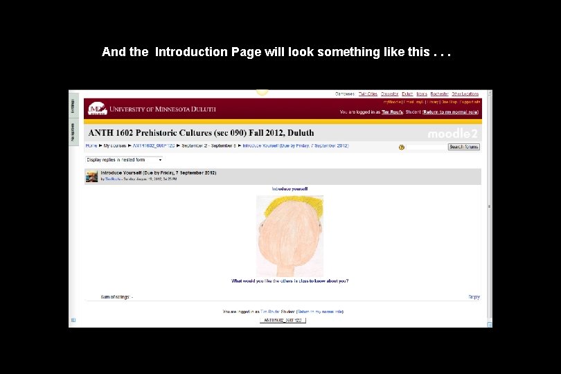 And the Introduction Page will look something like this. . . 