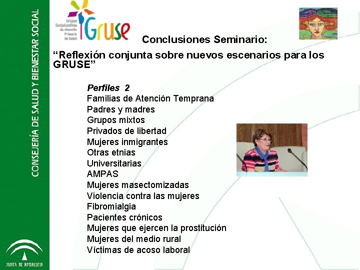 Conclusiones Seminario: Grupos Socio Educativos - GRUSE 2012 “Reflexión conjunta sobre nuevos escenarios para