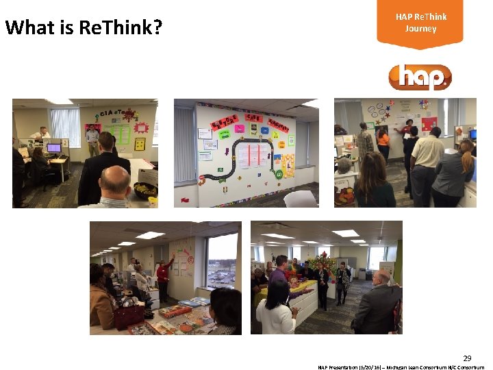 What is Re. Think? HAP Re. Think Journey 29 HAP Presentation (5/20/16) – Michigan