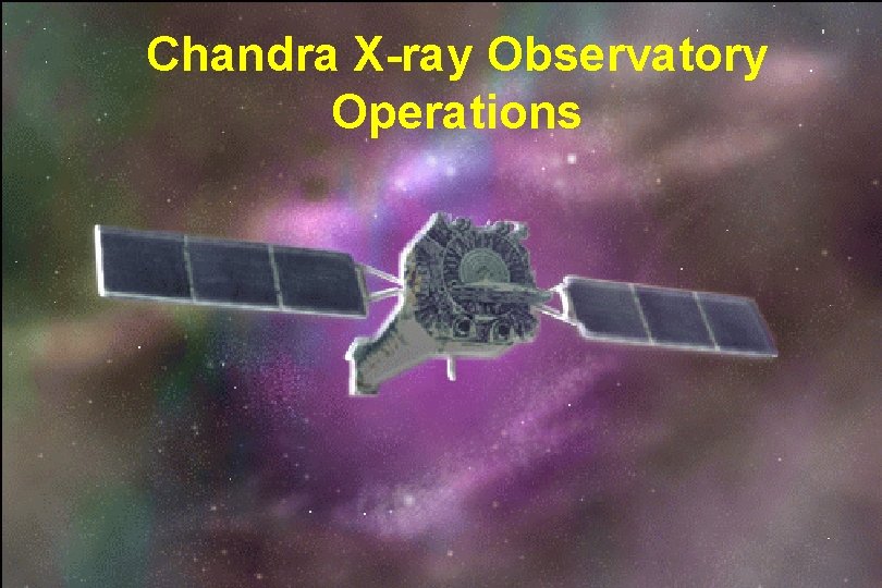 Chandra X-ray Observatory Operations CXC 