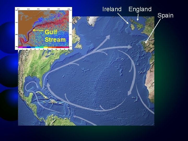 Ireland Gulf Stream England Spain 