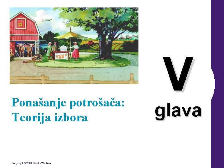 Ponašanje potrošača: Teorija izbora Copyright © 2004 South-Western V glava 