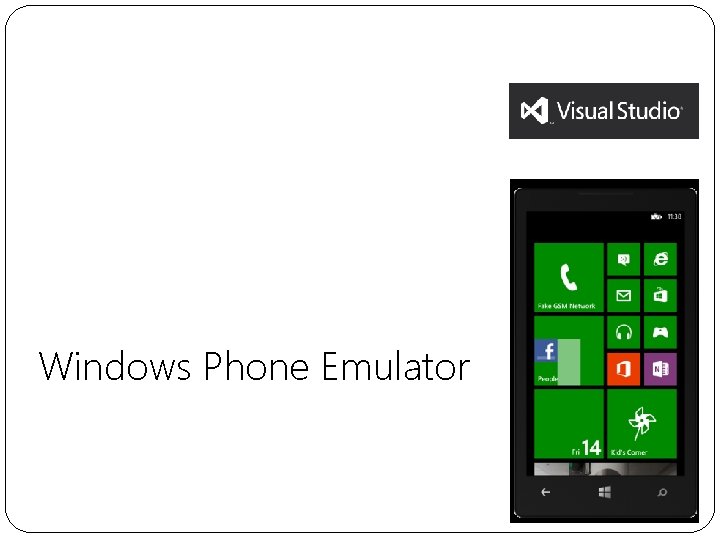 Visual Studio Windows Phone Emulator 