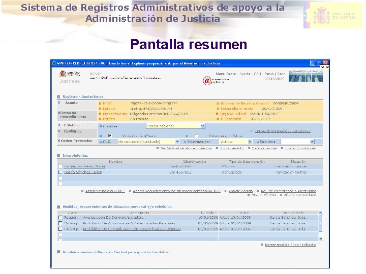 DIRECCION GENERAL DE MODERNIZACION DE Sistema de Registros Administrativos de apoyo a la LA