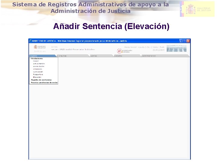 DIRECCION GENERAL DE MODERNIZACION DE Sistema de Registros Administrativos de apoyo a la LA