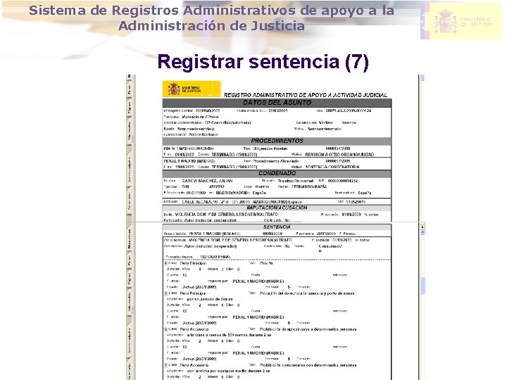 DIRECCION GENERAL DE MODERNIZACION DE Sistema de Registros Administrativos de apoyo a la LA