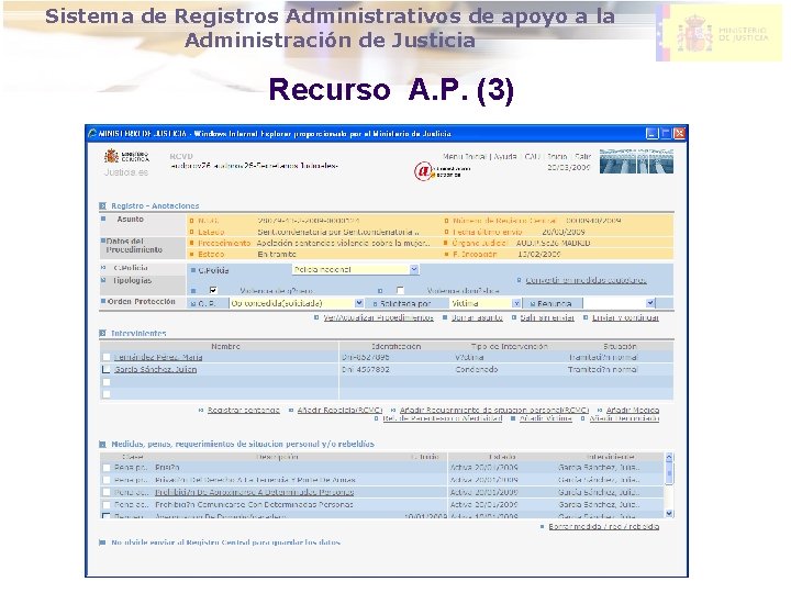 DIRECCION GENERAL DE MODERNIZACION DE Sistema de Registros Administrativos de apoyo a la LA