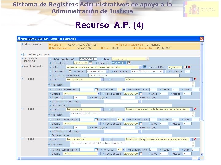 DIRECCION GENERAL DE MODERNIZACION DE Sistema de Registros Administrativos de apoyo a la LA