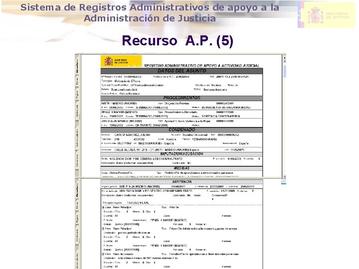 DIRECCION GENERAL DE MODERNIZACION DE Sistema de Registros Administrativos de apoyo a la LA