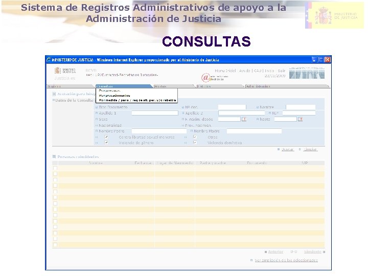 DIRECCION GENERAL DE MODERNIZACION DE Sistema de Registros Administrativos de apoyo a la LA