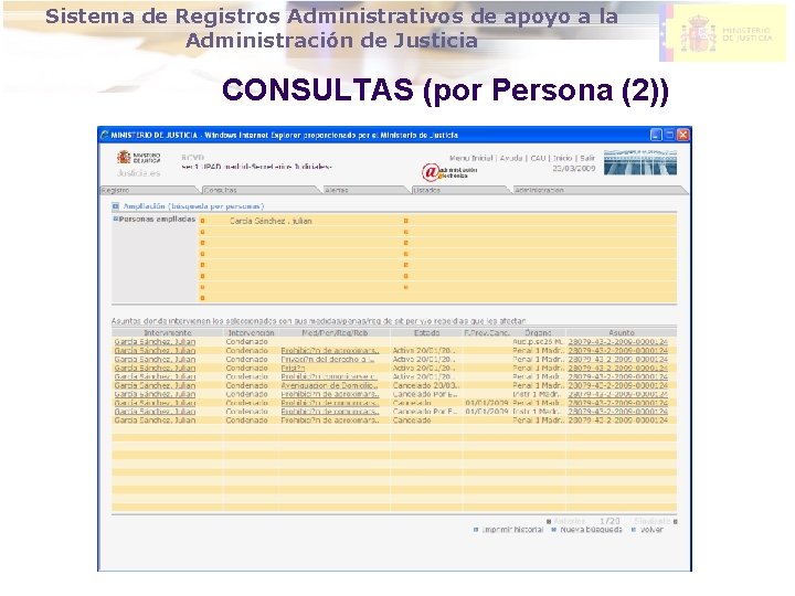 DIRECCION GENERAL DE MODERNIZACION DE Sistema de Registros Administrativos de apoyo a la LA