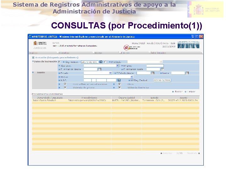 DIRECCION GENERAL DE MODERNIZACION DE Sistema de Registros Administrativos de apoyo a la LA