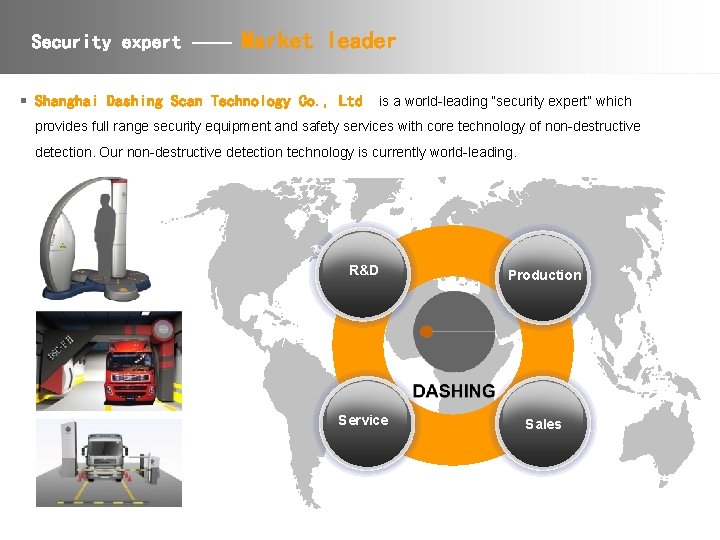 Security expert —— Market leader § Shanghai Dashing Scan Technology Co. , Ltd　is a