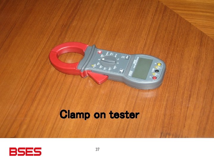Clamp on tester 37 