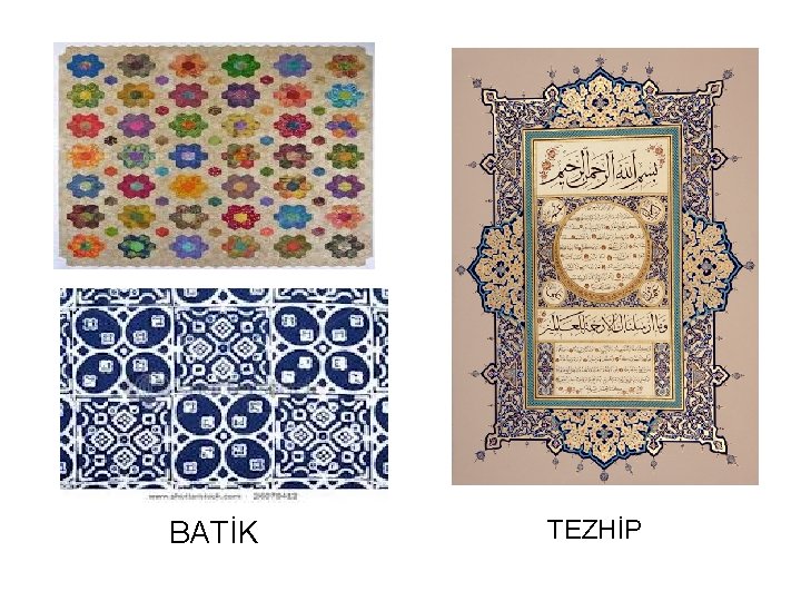 BATİK TEZHİP 