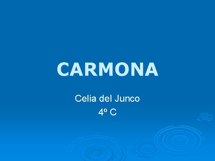 CARMONA Celia del Junco 4º C 