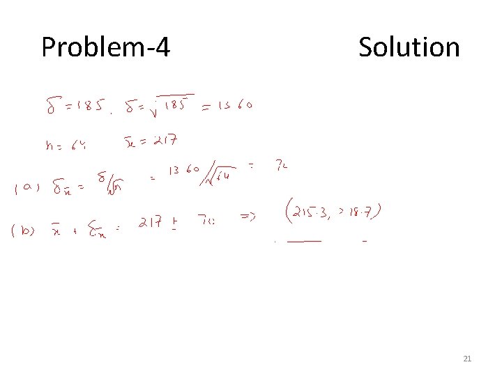 Problem-4 Solution 21 