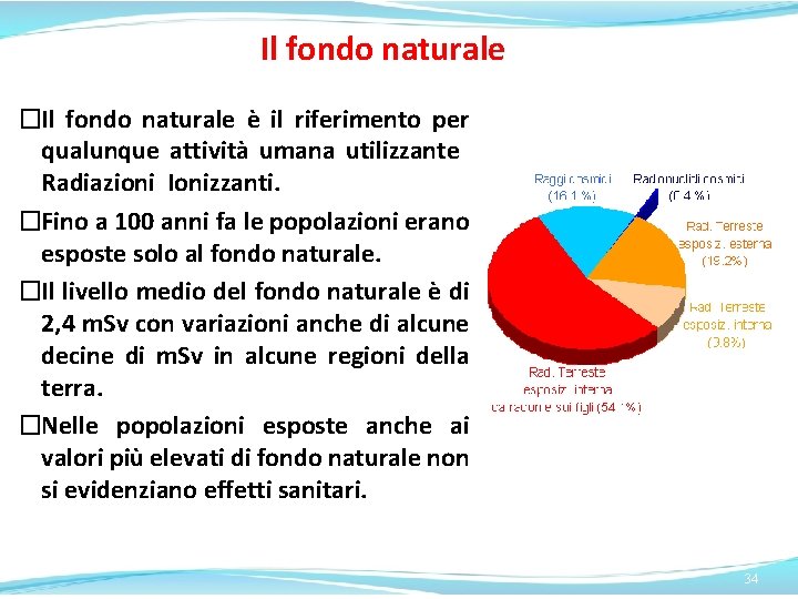 Il fondo naturale �Il fondo naturale è il riferimento per qualunque attività umana utilizzante