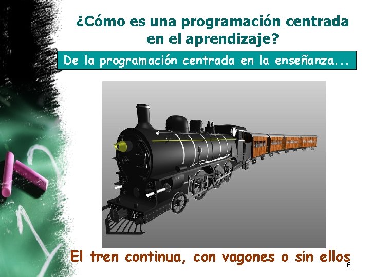 ¿Cómo es una programación centrada en el aprendizaje? De la programación centrada en la ¿Cómo es una programación centrada en el aprendizaje? De la programación centrada en la