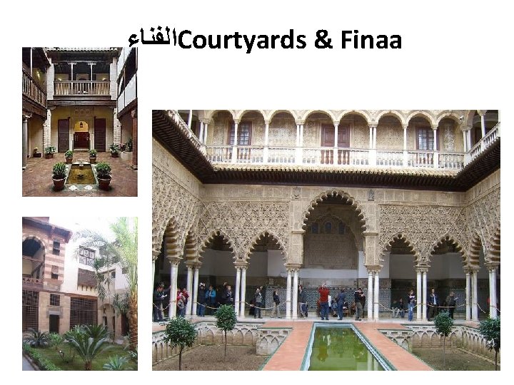 ﺍﻟﻔﻨﺎﺀ Courtyards & Finaa ﺍﻟﻔﻨﺎﺀ Courtyards & Finaa
