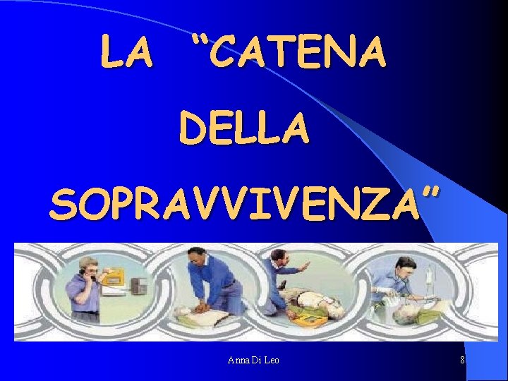 LA “CATENA DELLA SOPRAVVIVENZA” Anna Di Leo 8 