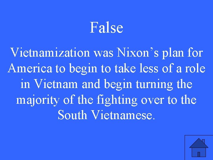 False Vietnamization was Nixon’s plan for America to begin to take less of a