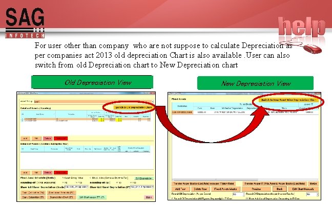 For user other than company who are not suppose to calculate Depreciation as per