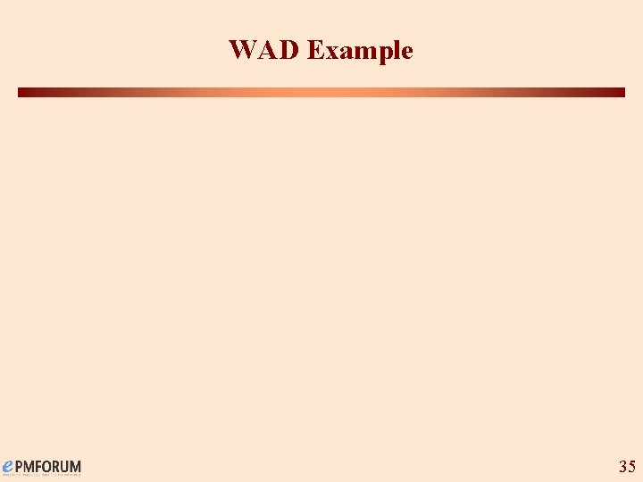 WAD Example 35 