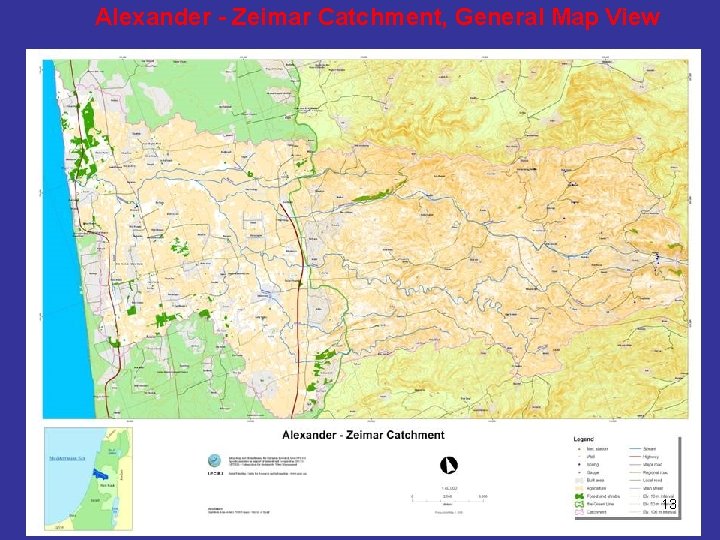 Alexander - Zeimar Catchment, General Map View 13 