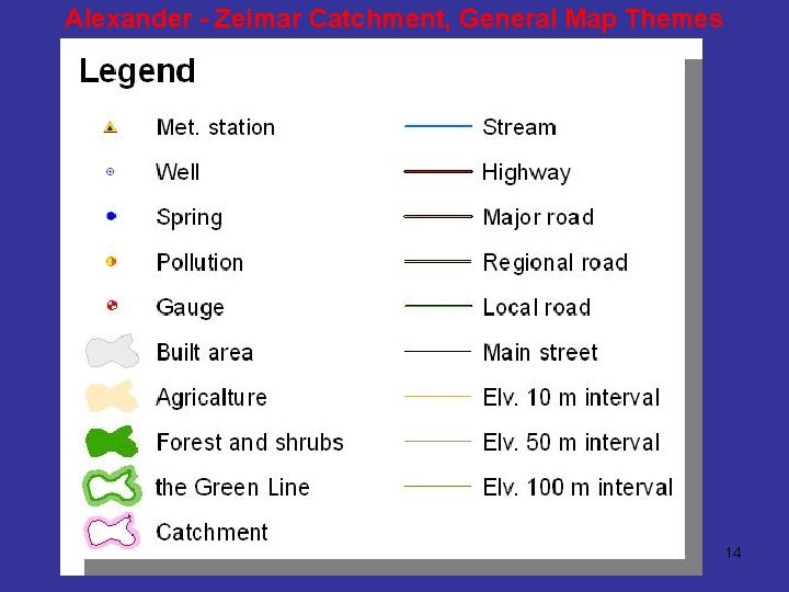 Alexander - Zeimar Catchment, General Map Themes 14 