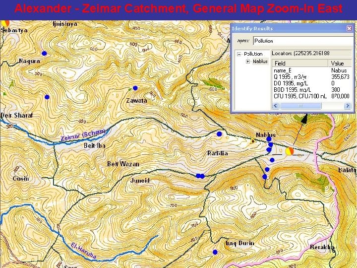 Alexander - Zeimar Catchment, General Map Zoom-In East 16 