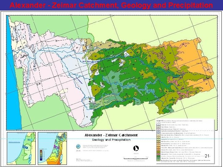 Alexander - Zeimar Catchment, Geology and Precipitation 21 