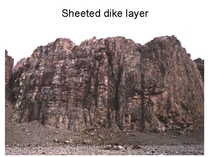 Sheeted dike layer 