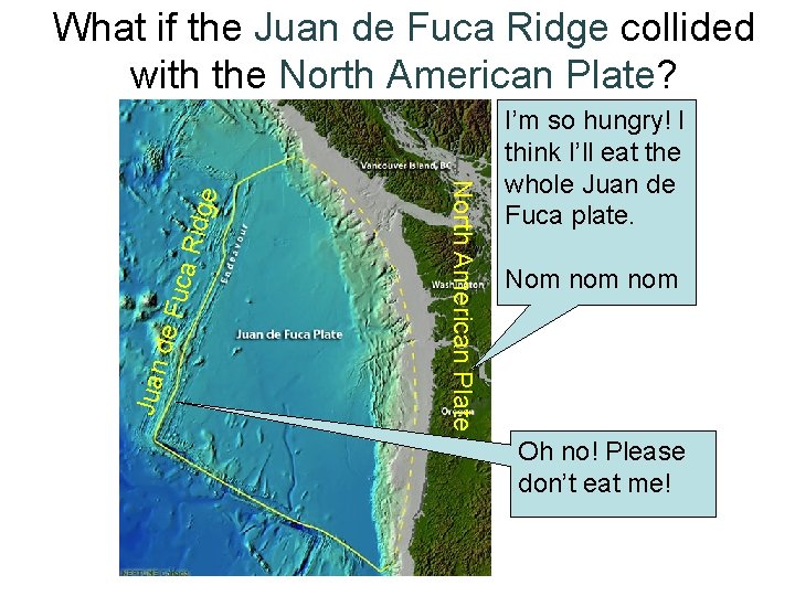 Ridg uca de F Juan North American Plate e What if the Juan de