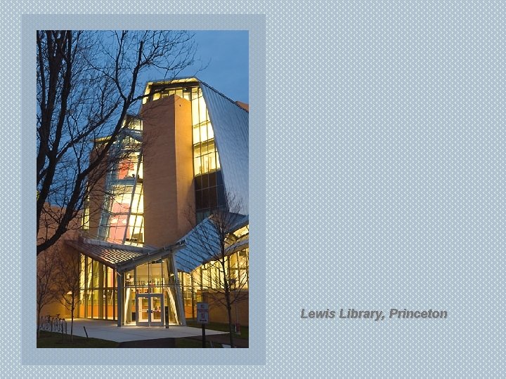 Lewis Library, Princeton 