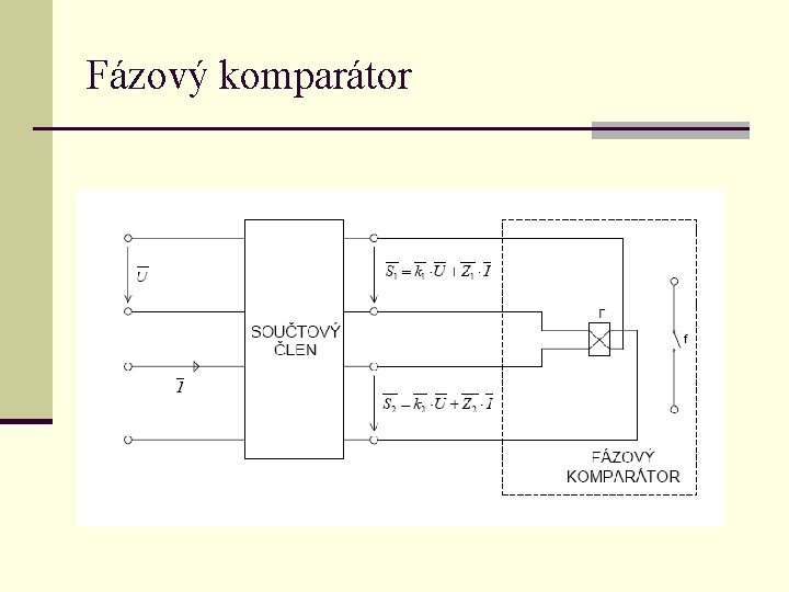 Fázový komparátor 