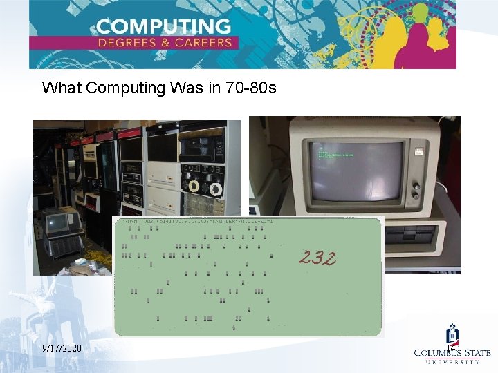 What Computing Was in 70 -80 s 9/17/2020 14 