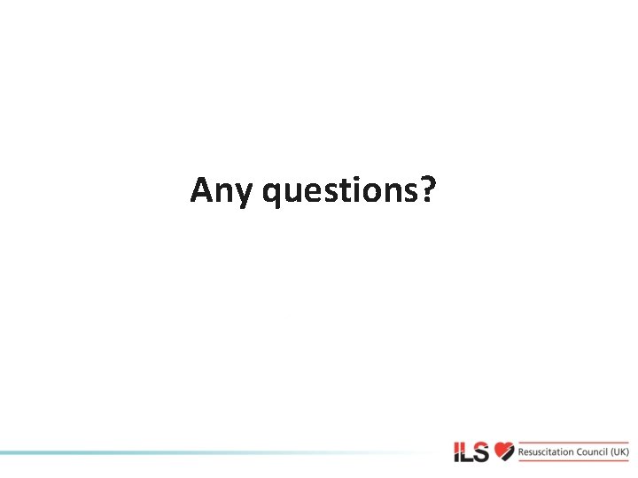 Any questions? 