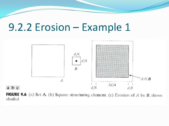 9. 2. 2 Erosion – Example 1 