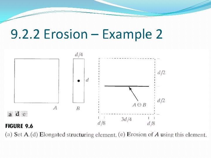 9. 2. 2 Erosion – Example 2 