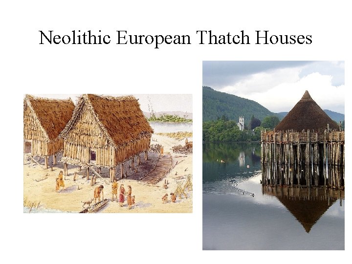 Neolithic European Thatch Houses 