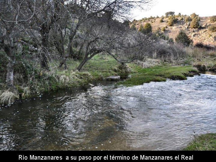 La Pedriza Río Manzanares a su paso por el término de Manzanares el Real