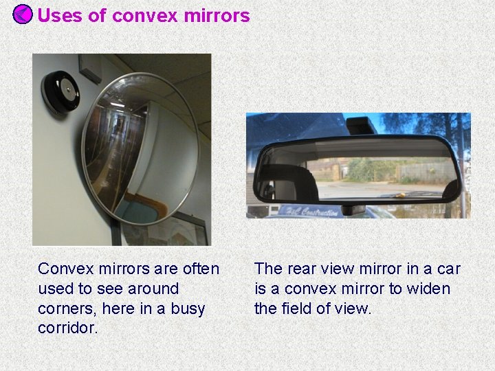 Types Of Mirror When We Draw A Ray, Is A Car Rear View Mirror Convex Or Concave Plane
