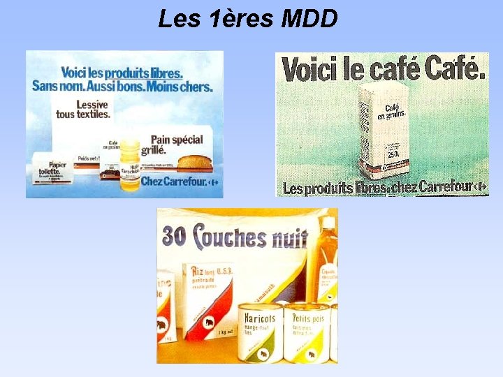 Les 1ères MDD 