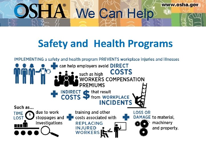 www. osha. gov We Can Help www. osha. gov Safety and Health Programs 