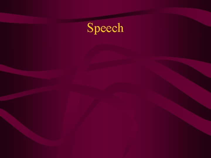 Speech 