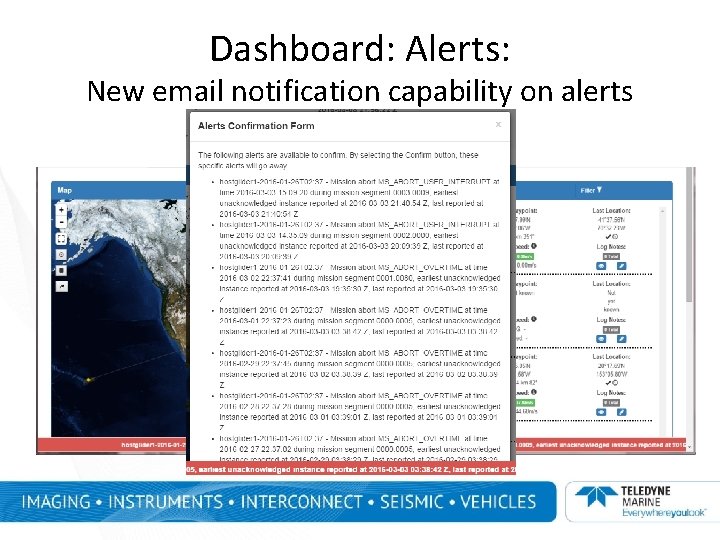 Dashboard: Alerts: New email notification capability on alerts Dashboard: Alerts: New email notification capability on alerts