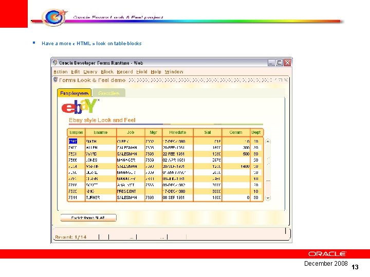 § Have a more « HTML » look on table-blocks December 2008 13 